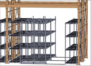 Custom Storage Solution: High-Density Sliding Track System