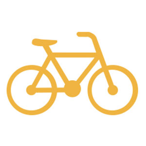 A yellow wireframe bike logo announces Average Joe Cyclist