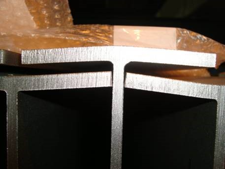 Custom Stainless Steel Profiles: Sloped Flange Beams