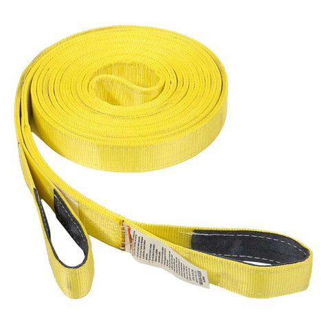 yellow recovery strap from us cargo control