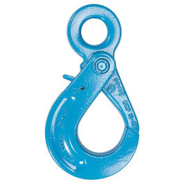 Blue Grade 120 self-locking hook.