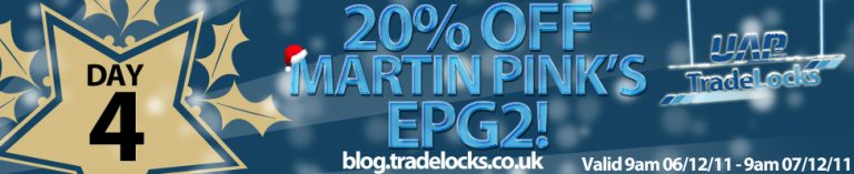 On the Fourth Day of Christmas… 20% off Martin Pink's EPG2 from TradeLocks