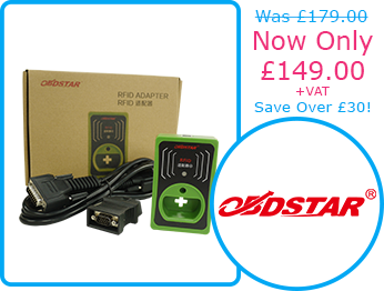 OBDSTAR X300 RFID Adapter | Was £179.00 | Now Only £149.00+VAT | Save Over £30!