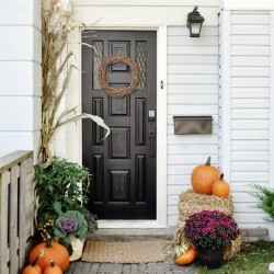 Fall - Front Porch - Schlage Sense Smart Deadbolt